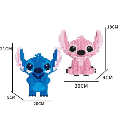 Stitch Mini Building Blocks 3D Model DIY Toy Set – 21cm