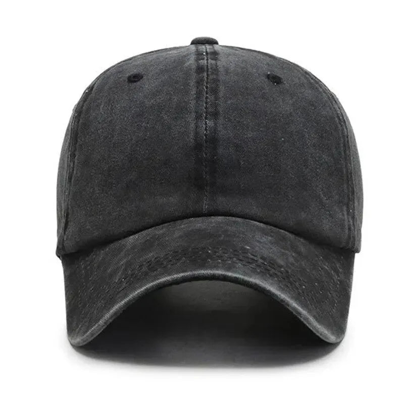 Streetwear Baseball Cap – Unisex Solid Color Cotton Hat