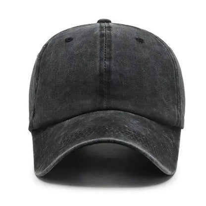 Streetwear Baseball Cap – Unisex Solid Color Cotton Hat