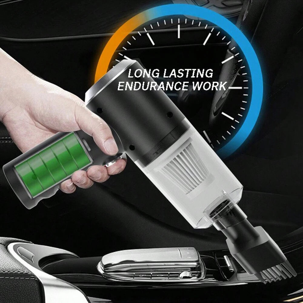 3-in-1 Handheld Vacuum Cleaner USB Rechargeable for Car & Home