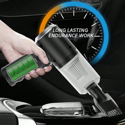 3-in-1 Handheld Vacuum Cleaner USB Rechargeable for Car & Home