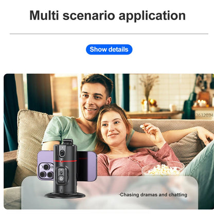 360° Gimbal Stabilizer Selfie Stick – Auto Face Tracking, Desktop Monopod for TikTok