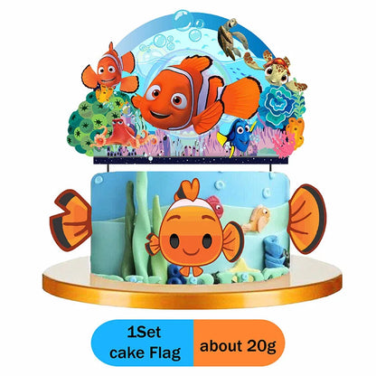 Finding Nemo Party Supplies – Disney Kids Birthday Tableware Decoration Set