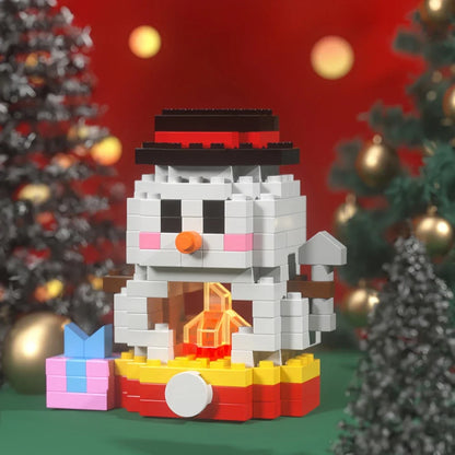 Christmas Mini Building Blocks Toy Set – Festive Holiday Gift