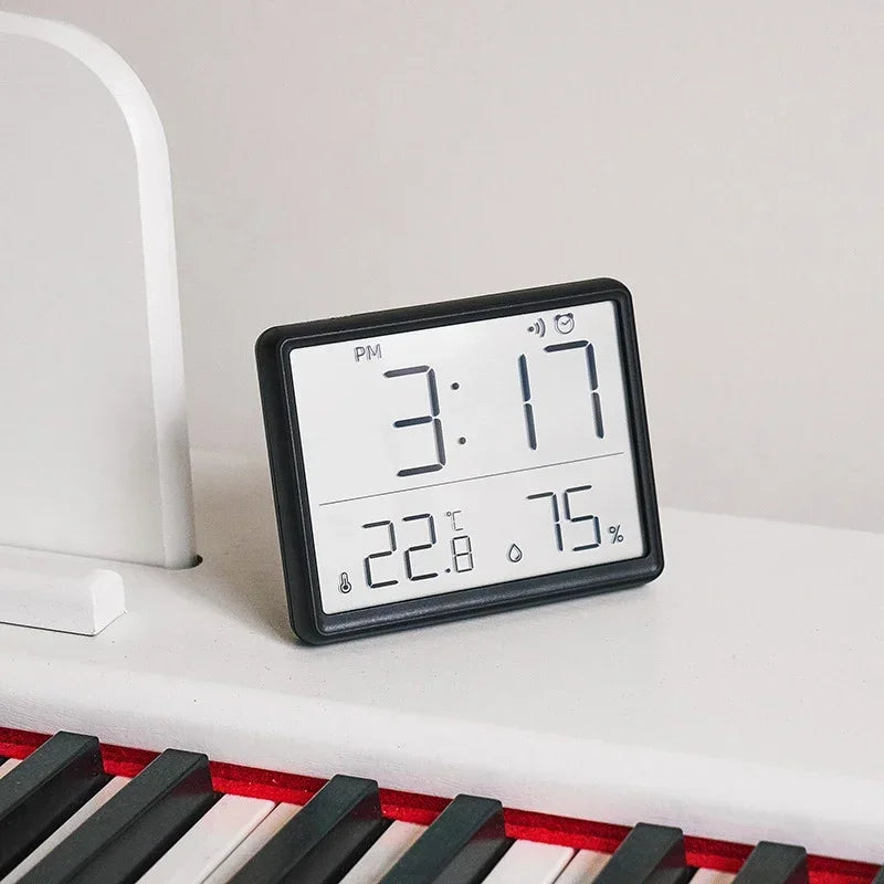 Digital Alarm Clock with Temperature & Humidity Display