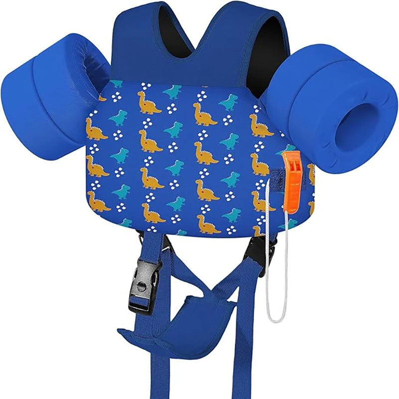 Kids Swim Vest with Arm Floaties – Toddler Pool Float 15–70 lbs