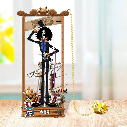 One Piece Cartoon Character Metal Bookmark