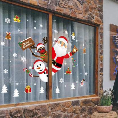 Christmas Wall & Window Sticker – PVC Holiday Decal for Home & Kids Room