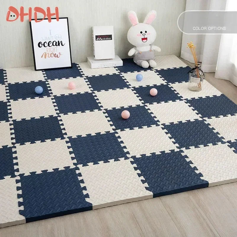Foam Puzzle Floor Mat Tiles – Soft Non-Slip Interlocking EVA Mats for Home & Gym
