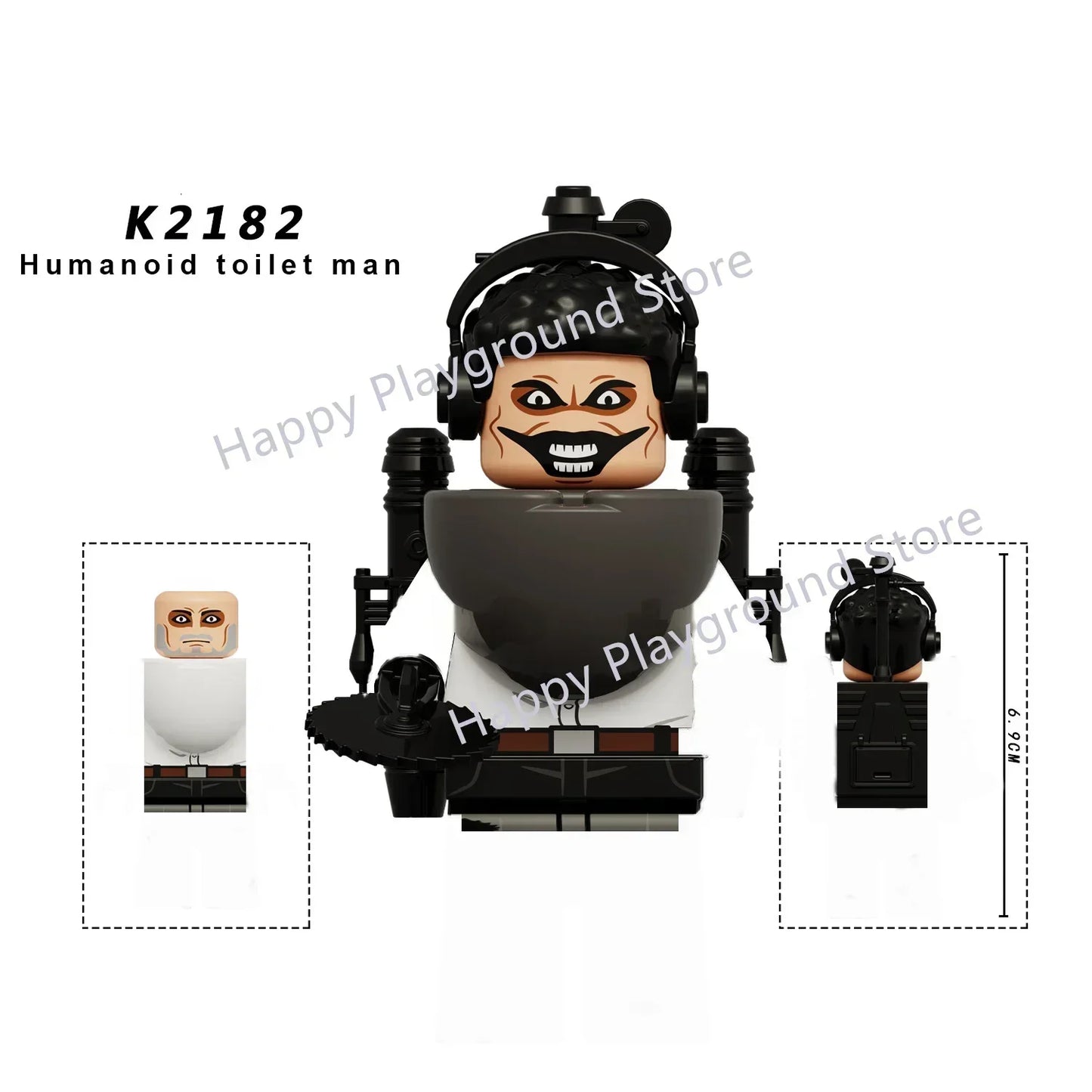 Skibidi Toilet Mini Building Block Figures – TV Man, Cameraman & More