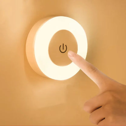 Touch Sensor LED Night Light USB Rechargeable Magnetic Wall Light