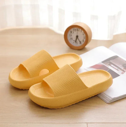 Cloud Slide Slippers – EVA Thick Sole, Height Increasing, Indoor Home