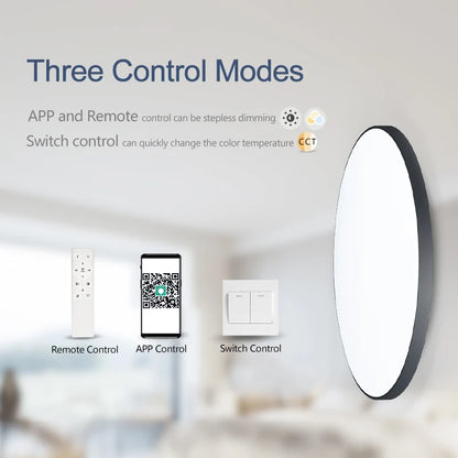 Smart LED Ceiling Light Dimmable | Remote & App Control