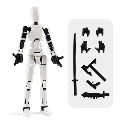 T13 Multi-Jointed Robot Dog Action Figure – Poseable Titan Mech Toy