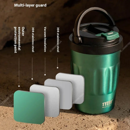 TYESO Insulated Coffee Travel Mug – Stainless Steel Vacuum Flask
