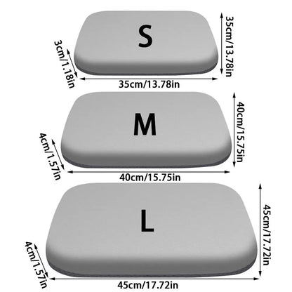 Memory Foam Seat Cushion – Anti-Slip, 4cm Thick, Breathable Chair Pad