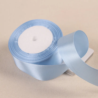 Silk Satin Ribbon – Multi-Size & Color for Wedding, Christmas & Party Decor