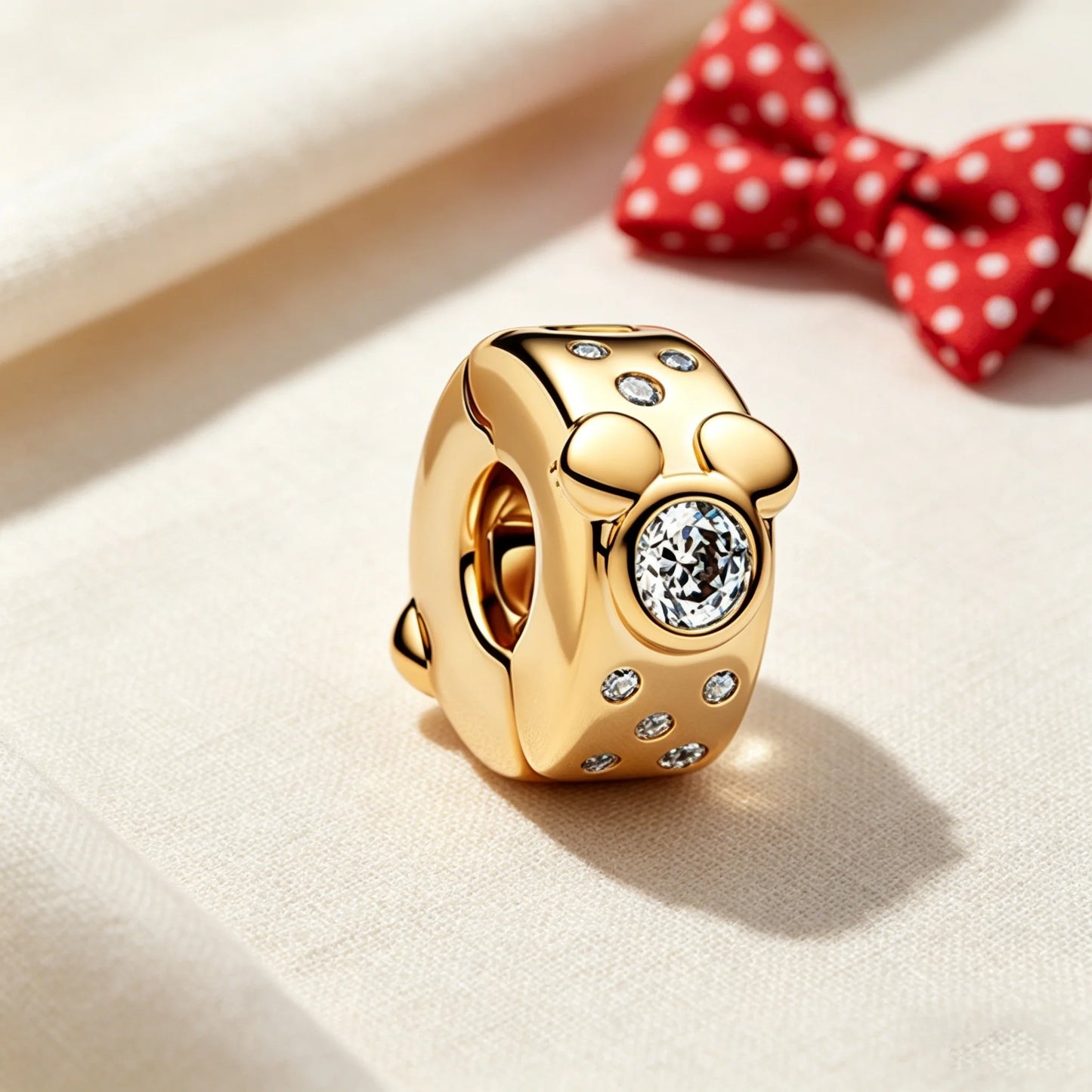 Disney Character Charm Bead – Fits Snake Chain Bracelet & Necklace