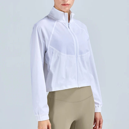 Women's UPF50 Sun Protection Jacket – Lightweight Zip-Up