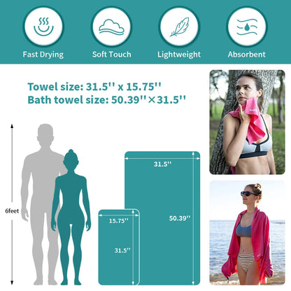 Naturehike Quick-Dry Microfiber Towel – Ultralight Outdoor