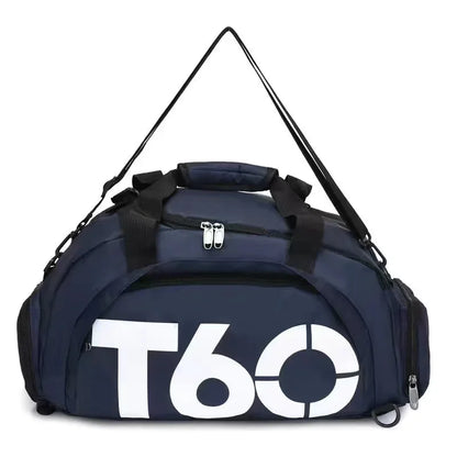 T60 Sports Gym Bag with Dry Wet Separation – Large Capacity