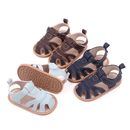 Baby Closed-Toe Summer Sandals – Soft Sole Boys Girls Shoes
