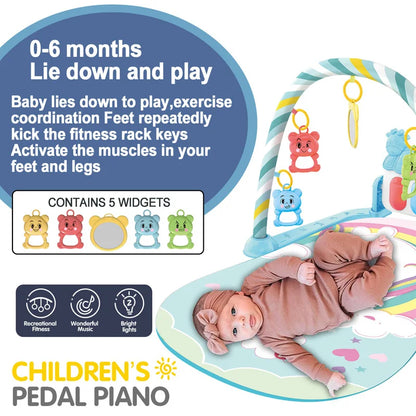 Baby Piano Fitness Play Gym Activity Mat