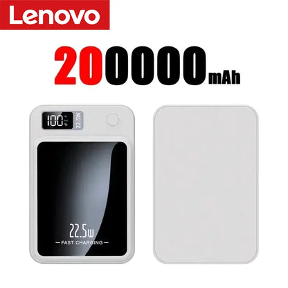 Lenovo Magnetic Wireless Power Bank 22.5W Fast Charging 50000–200000mAh