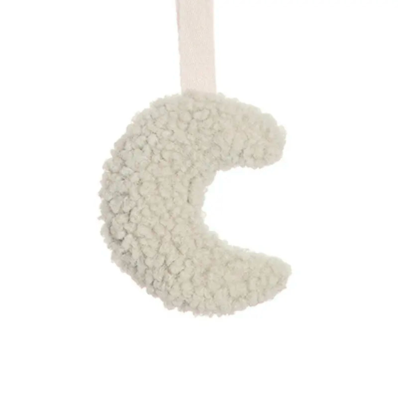 Sherpa Pacifier Clip Star Moon Baby Dummy Holder