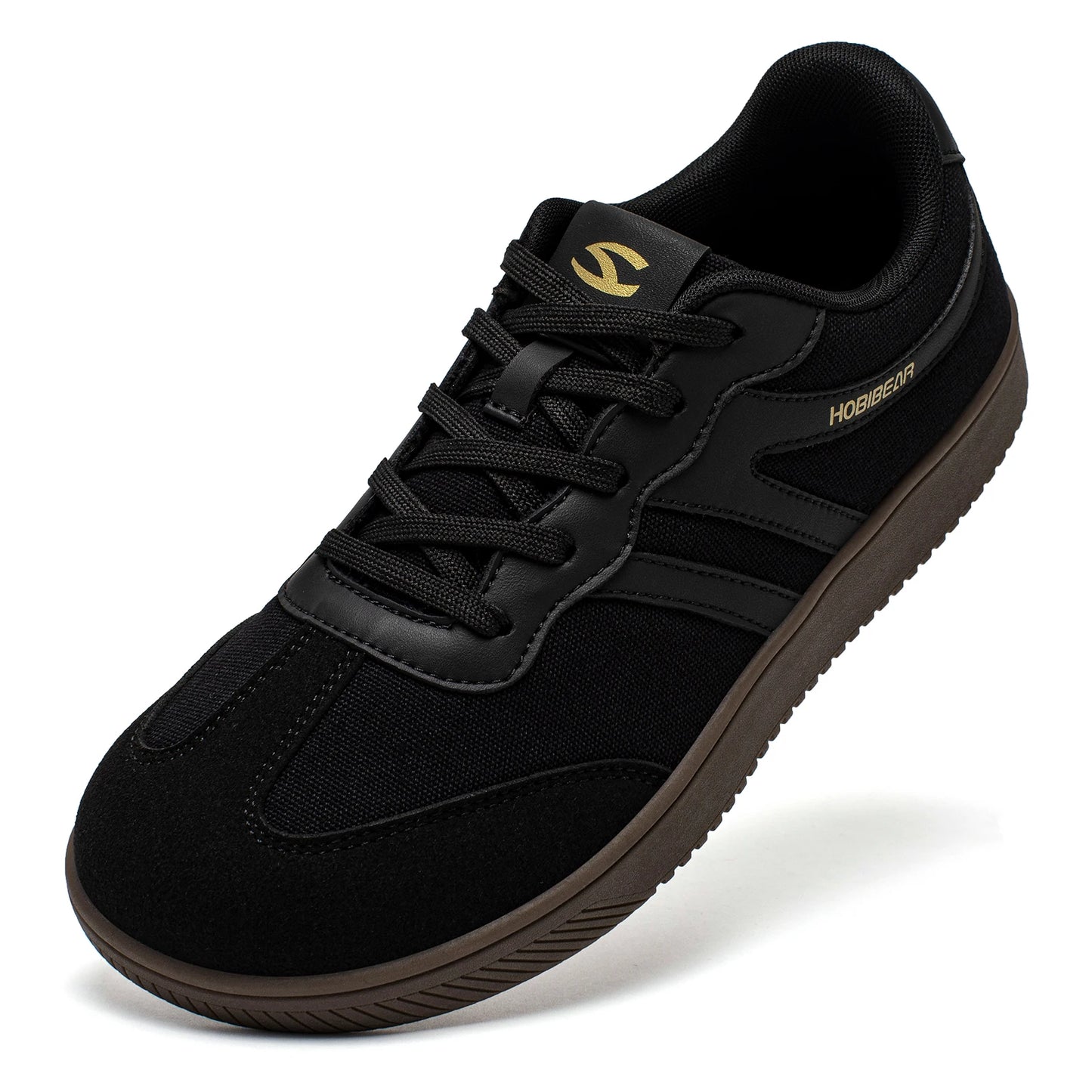 Hobibear Wide Toe Sneakers – Men's & Women's Minimalist Lace-Up Walking Shoes
