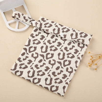 Organic Cotton Diaper Pouch – Double Layer Muslin Wet Bag