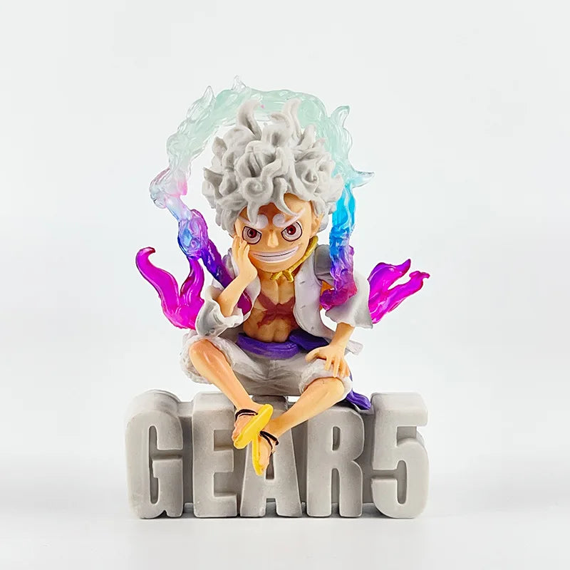 9CM One Piece Luffy Gear 5 Nika PVC Action Figure