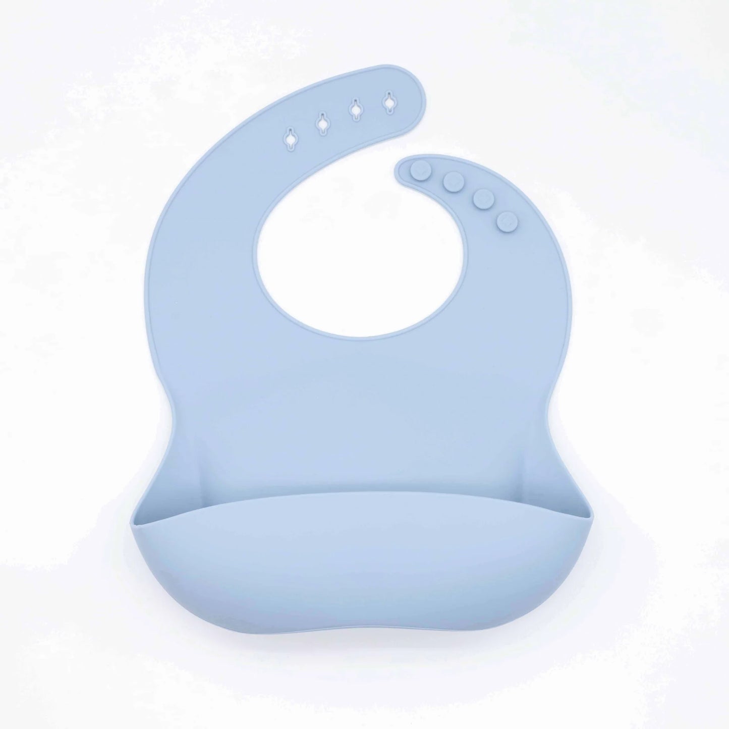 Silicone Baby Bib with Food Catcher Pocket
