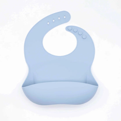 Silicone Baby Bib with Food Catcher Pocket