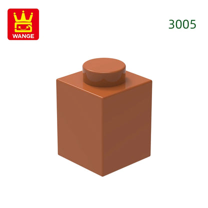 Wange 3005 1x1 Basic Brick MOC Parts – 232pcs Bulk Pack