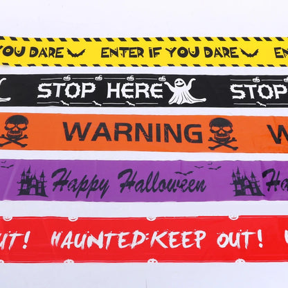 Halloween Fright Tape – Haunted Keep Out Warning Barrier Tape