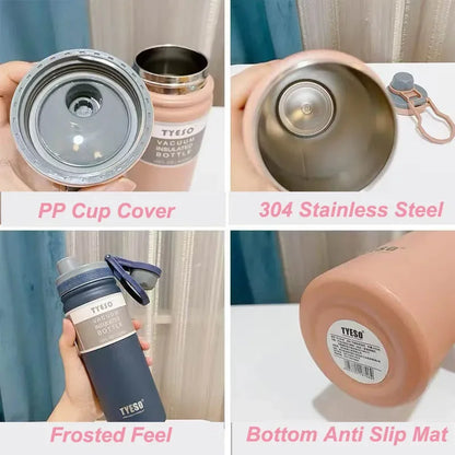 TYESO Vacuum Insulated Bottle 750ml Stainless Steel Travel Thermos
