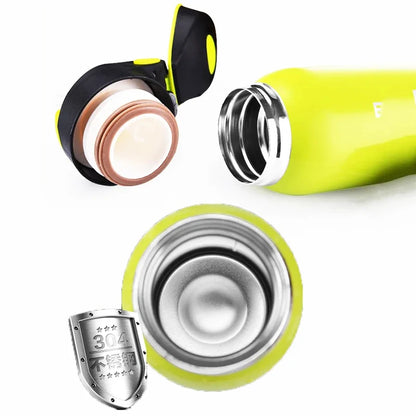 Insulated Cycling Water Bottle Stainless Steel 500ml