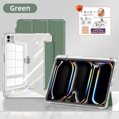 iPad Case with Pencil Holder – Fits iPad Pro 11/12.9/13, Air, Mini, 10th Gen & More