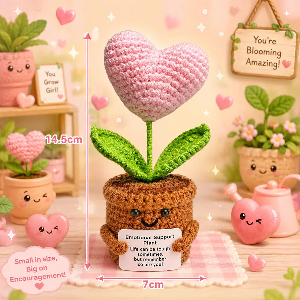Crochet Pocket Hug Doll – Handmade Knitted Positive Energy Gift