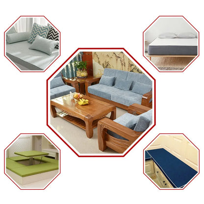 High-Density Foam Seat Cushion Sheet – Square Upholstery Replacement Pad