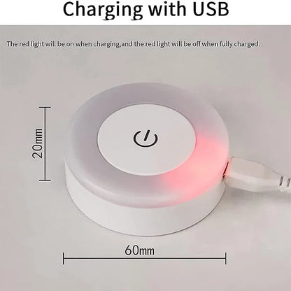 LED Night Light – USB Rechargeable Portable Touch Lamp for Bedroom