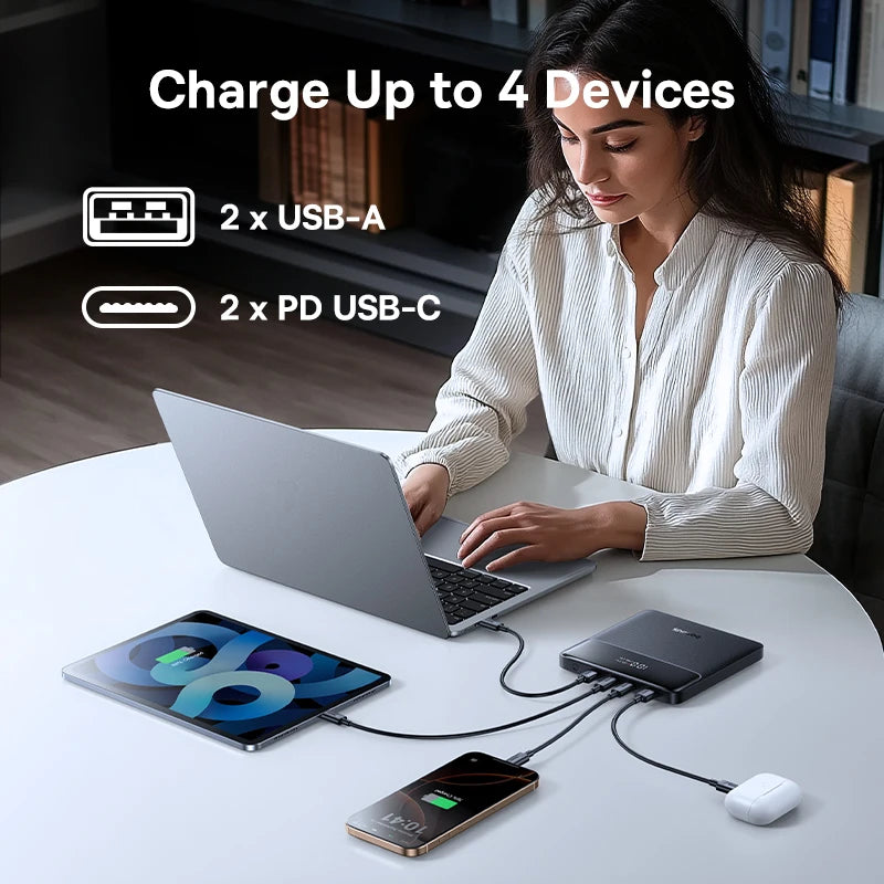 Baseus 100W Power Bank 20000mAh PD Fast Charging for Laptops & MacBook