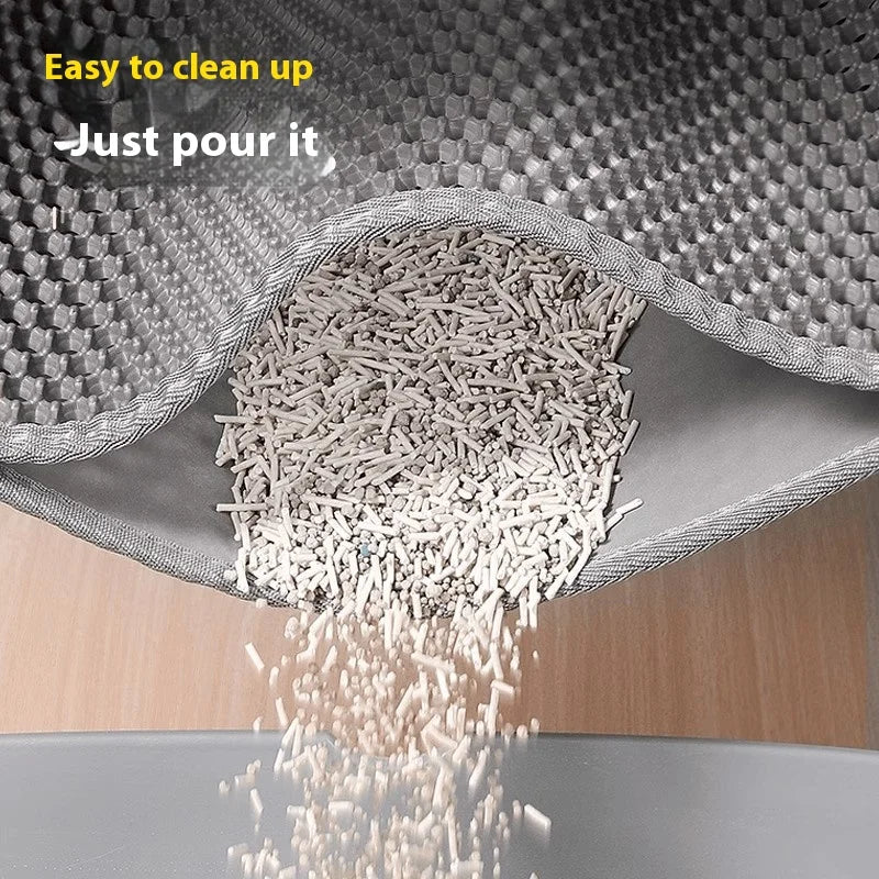 Cat Litter Mat Double Layer Waterproof & Non-Slip EVA Pad