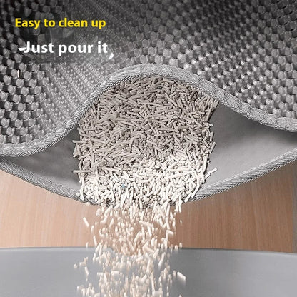 Cat Litter Mat Double Layer Waterproof & Non-Slip EVA Pad