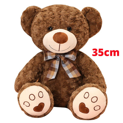 Kawaii Teddy Bear Plush Pillow – 35cm Stuffed Animal Doll