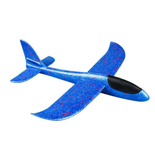 Large Foam Glider Plane Toy 48cm – Hand Throw Stunt Aircraft