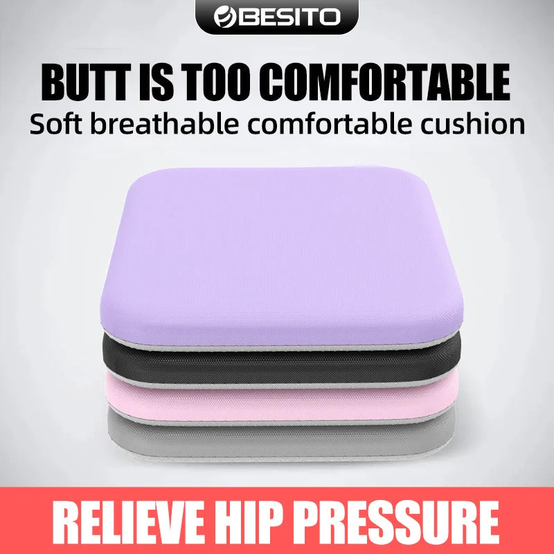 Memory Foam Seat Cushion – Ergonomic Support for Office & Students