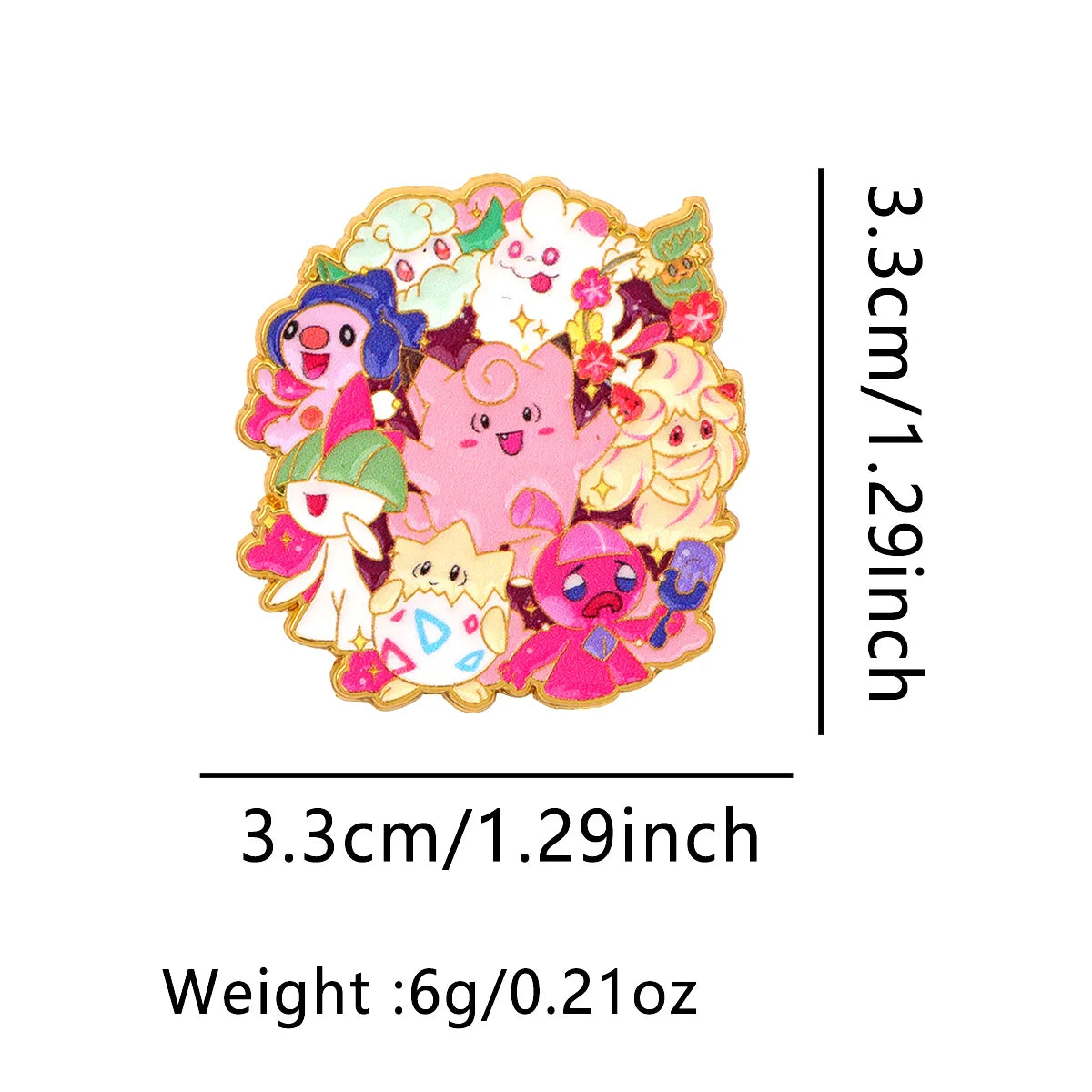Kawaii Cartoon Enamel Pin – Cute Anime Character Brooch Badge