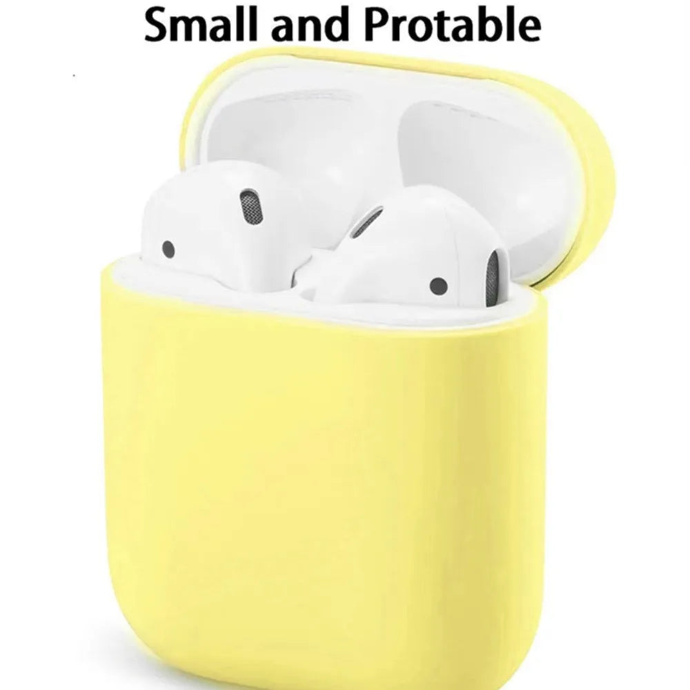 Soft Silicone AirPods Case Cover – AirPods 1 & 2